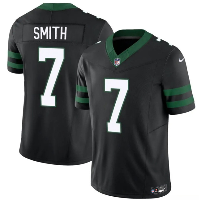 Men's New York Jets Custom Black 2026 F.U.S.E. Vapor Untouchable Limited Stitched Jersey